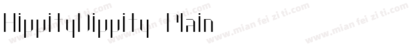 HippityDippity Plain字体转换
